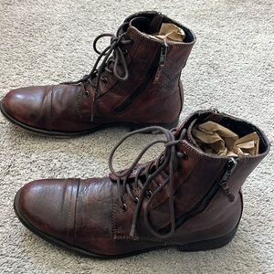 Brown Leather Boots